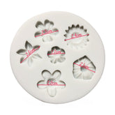 Molde Silicona Flores Mini x 6